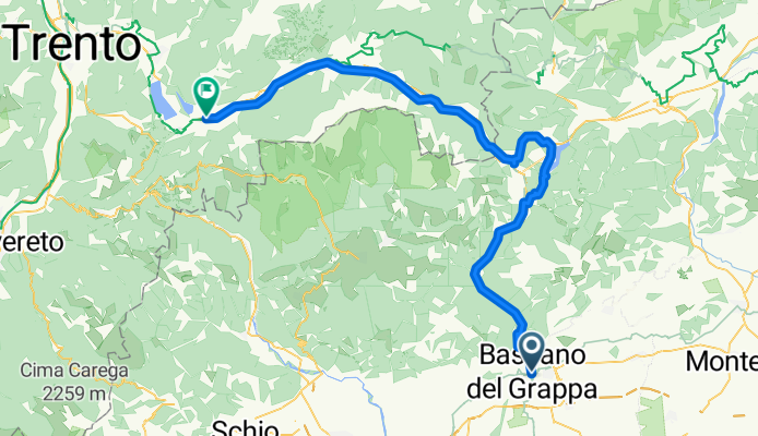 Bassano del Grappa - Levico Terme