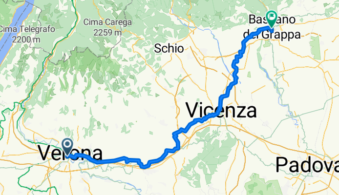 Verona - Bassano del Grappa