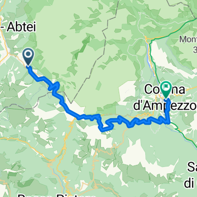 Strada Armuntarora nach Via Jacheto