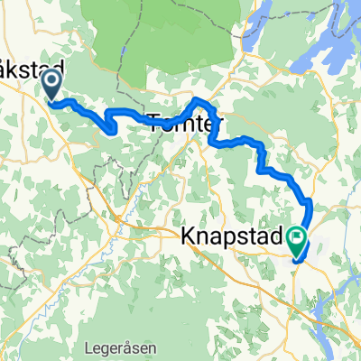 Asperudveien, Kråkstad to Fagerliveien, Spydeberg