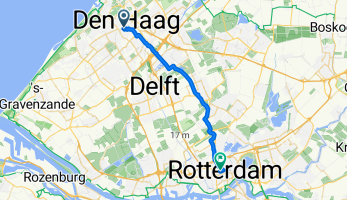 Brouwersgracht, The Hague to Spoorsingel, Rotterdam