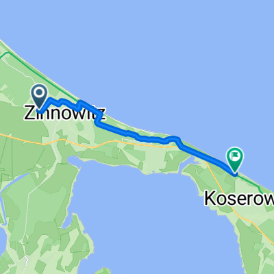 Trassenheider Weg nach Koserow