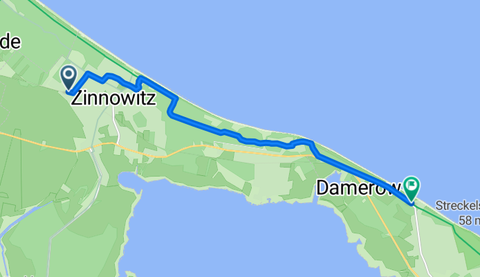 Trassenheider Weg nach Koserow