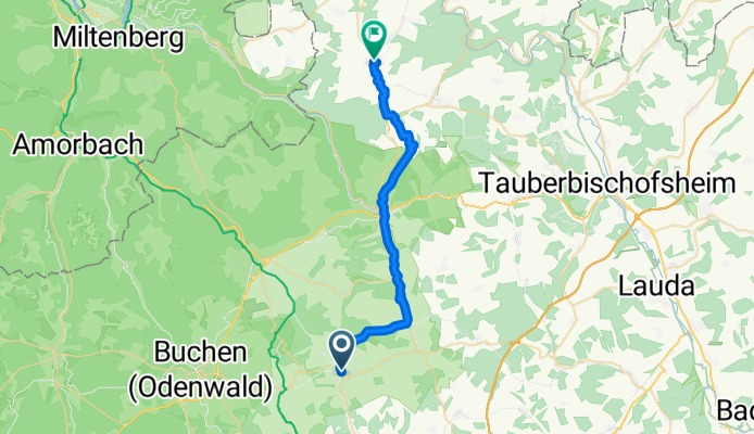 Grünkernstraße, Walldürn nach Miltenberger Straße, Külsheim