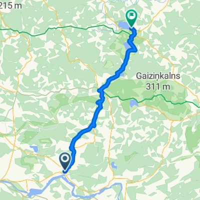 From Koknese to Vecpiebalgas pagasts