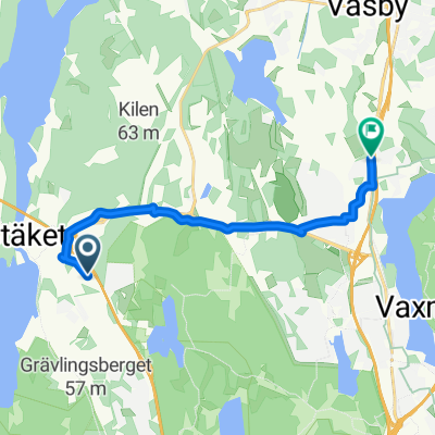 Skarprättarvägen, Järfälla to Norrvikenleden, Sollentuna
