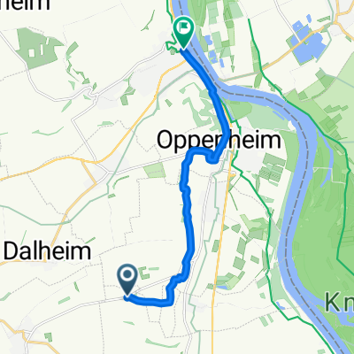K 41, Guntersblum nach Mainzer Straße 1–3, Nierstein