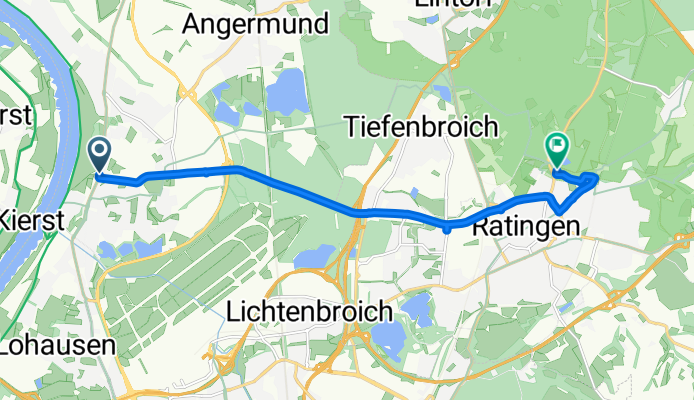 Arnheimer Straße, Düsseldorf to Zentrum, Ratingen