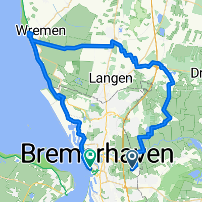 Taxusstraße, Bremerhaven nach Am Längengrad, Bremerhaven