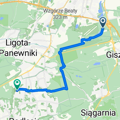 Trzech Stawów, Katowice do Orla, Katowice