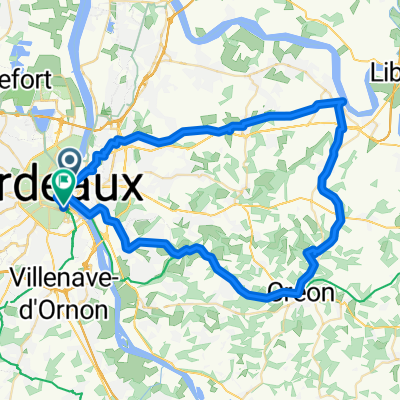 Avenue Thiers, Bordeaux to Rue de Tauzia, Bordeaux