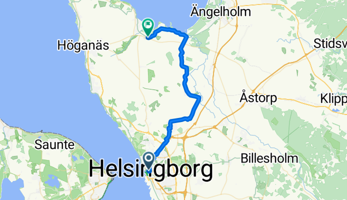 Möllegränden, Helsingborg to Svartelandsvägen, Farhult