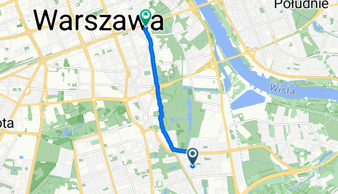 Stępińska, Warsaw to Nowy Świat, Warsaw