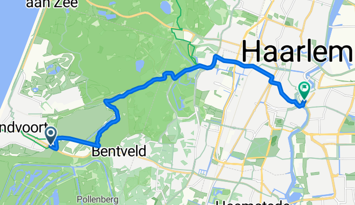 Zandvoortselaan, Zandvoort to Spaarnwouderstraat, Haarlem
