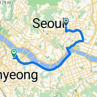 창신동, 서울특별시에서 영등포동7가, 서울특별시까지