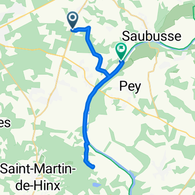 Route de Lartigue, Saint-Geours-de-Maremne à Route du Haut de Boscq, Josse