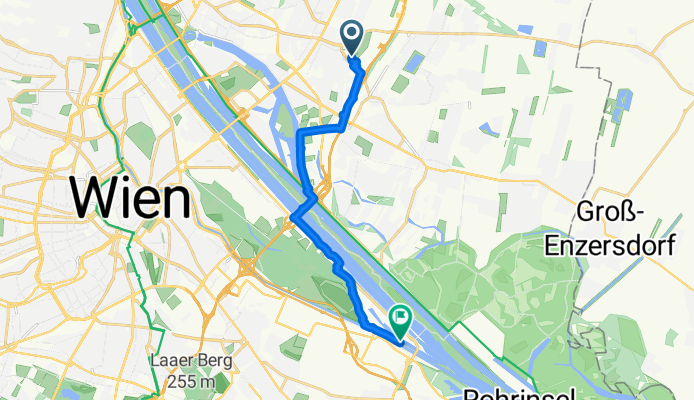 Hirschstettner Straße, Wien nach Leopoldstadt, Wien