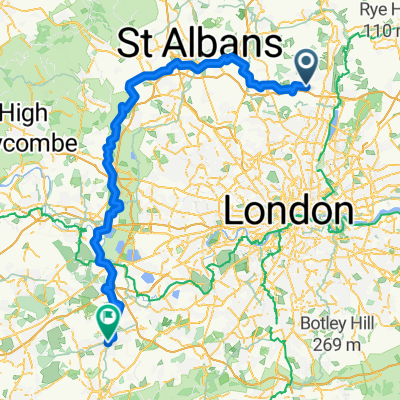 Bikepacking the m25 - Day 3 - From Goffs Oak to Woking