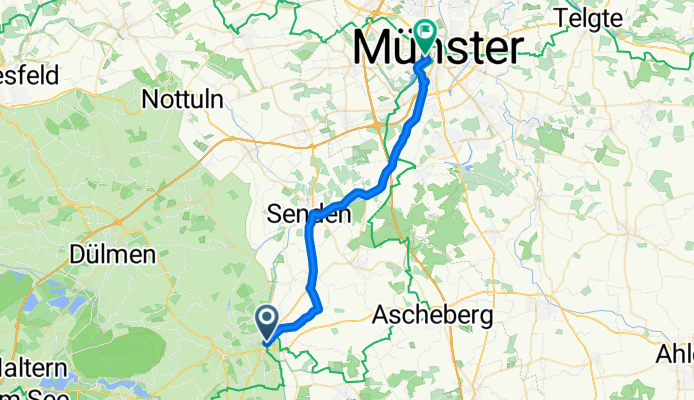 lüdinghausen nach schloss münster