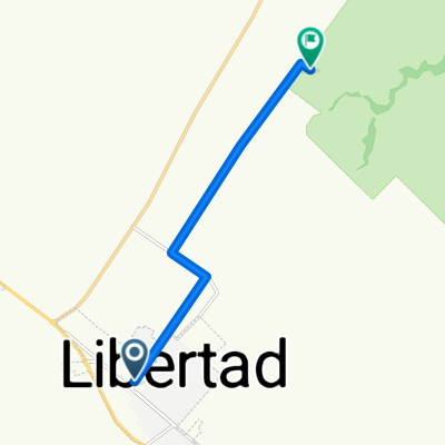 Ruta desde Brigadier General Manuel Oribe