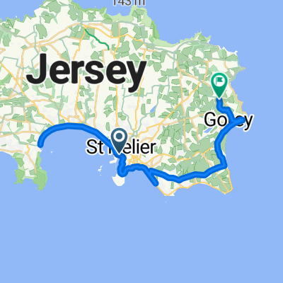 A1, St Helier to La Rue des Alleurs, St Martin