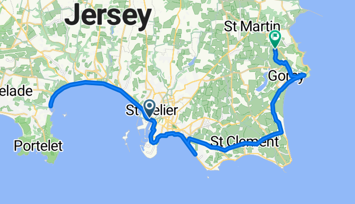 A1, St Helier to La Rue des Alleurs, St Martin