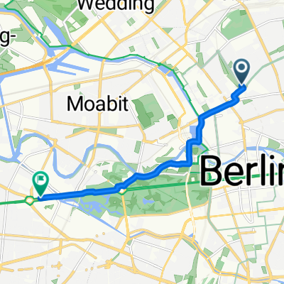 Theodor-Heuss-Weg, Berlin nach Straße des 17. Juni, Berlin