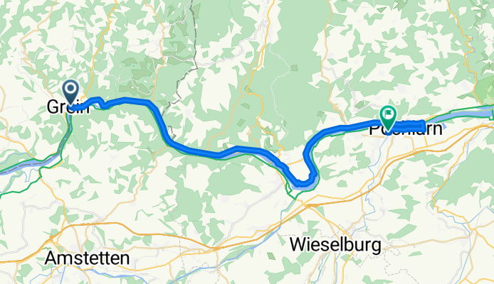 Hauptstraße, Grein to Schiffhausweg, Pöchlarn