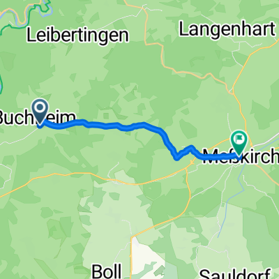 Beuroner Straße, Buchheim nach Hauptstraße, Meßkirch
