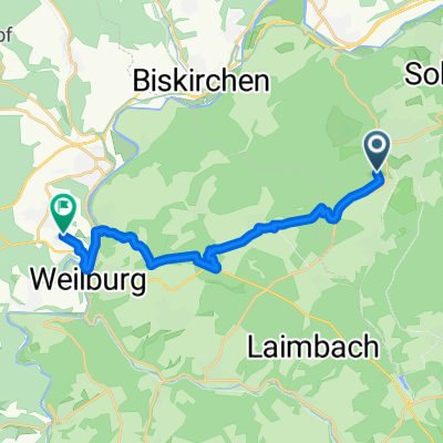 Schluchtensteig Etappe 1 Stühlingen-Blumberg, Braunfels nach Westerwaldstraße, Weilburg