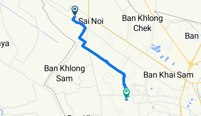 คลองพระพิมล to ถนน คสล. เข้าวัดเต็มรัก 31/3