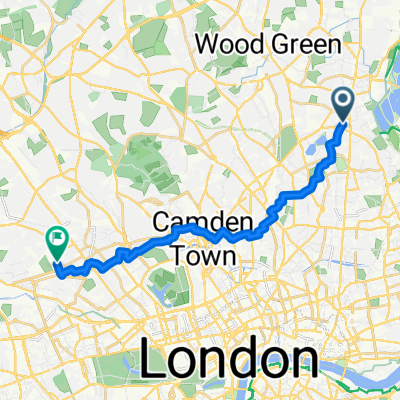 Howard Road, London to Lonsdale Road, London