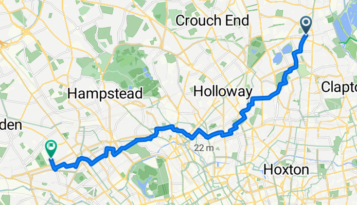 Howard Road, London to Lonsdale Road, London