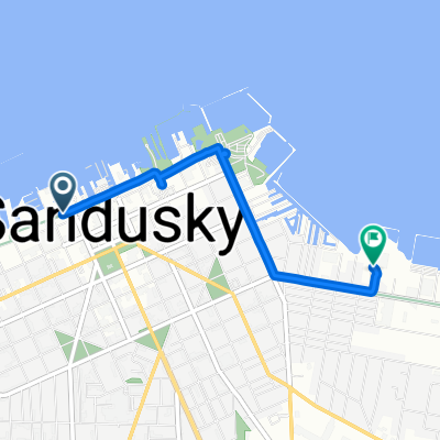 W Shoreline Dr, Sandusky to Downtown, Sandusky