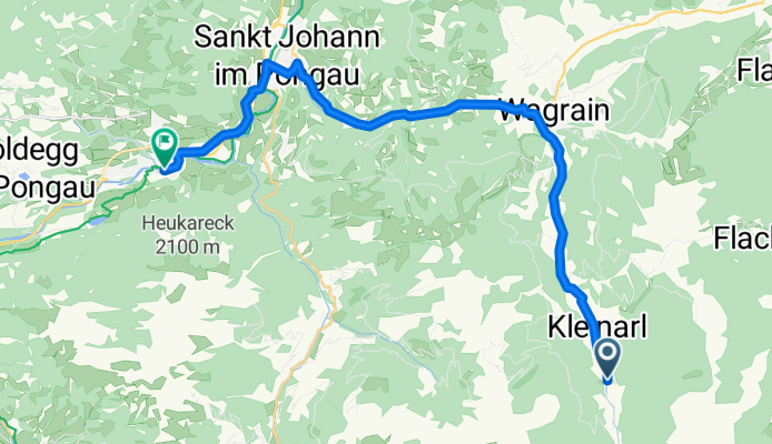 Jägerseestraße, Kleinarl to Bahnhofstraße, Schwarzach im Pongau