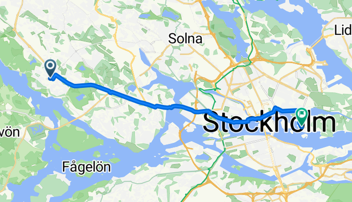 From Bromma to Stockholm City