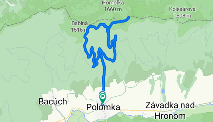 Slovenského Národného Povstania, Polomka až Slovenského Národného Povstania, Polomka