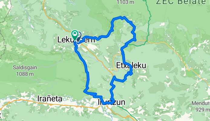 Aralar Kalea, Lekunberri a Calle Errekondoa, Lekunberri