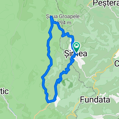 Traseu Sirnea - Ciocanu - Dambovicioara - Cheile Dambovicioarei -Sirnea