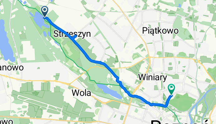Strzeszynek, Poznań do Winogrady, Poznań