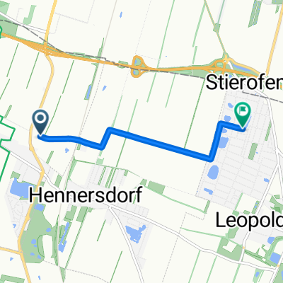 Johannisweg, Vösendorf nach Oberlaaerstraße, Leopoldsdorf