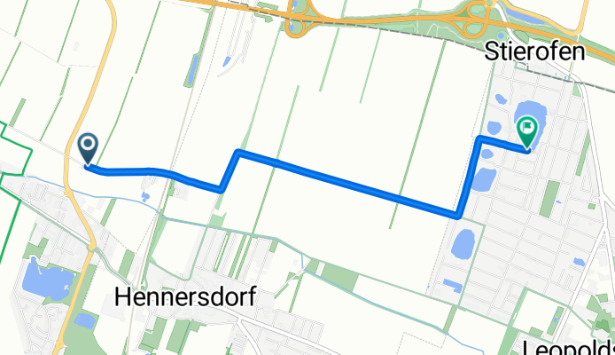 Johannisweg, Vösendorf nach Oberlaaerstraße, Leopoldsdorf