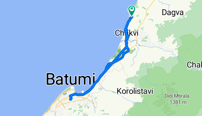 Moderate route