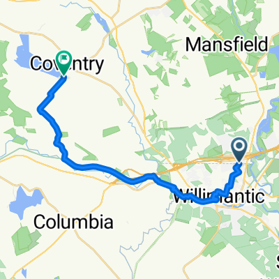 From Willimantic to Coventry
