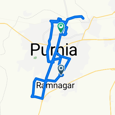 QF7H+CH5 to Purnea - Srinagar Road
