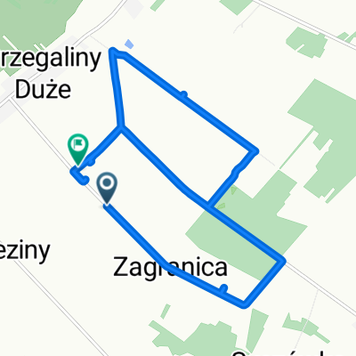Przegaliny Duże, Komarówka Podlaska do Przegaliny Duże, Komarówka Podlaska
