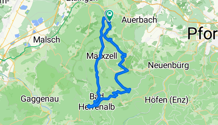 Neuroder Straße, Waldbronn nach Neuroder Straße, Waldbronn