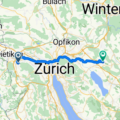 Im Baurenacker, Urdorf nach Huzlenstrasse, Volketswil