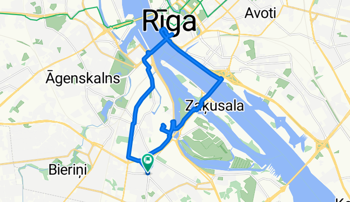 Valdeķu iela, Рига до Svētes iela, Рига