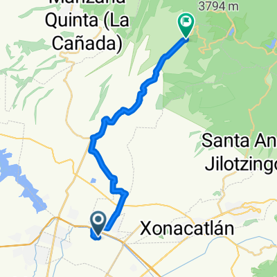 De 9CX5+JH a T. C. (Ixtlahuaca de Rayón - Naucalpan) - Temoaya